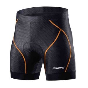 Souke sports Eco-Daily 4D Padded
Bicycle Shorts-PS6018-Orange
